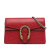 Gucci B Gucci Red Calf Leather Super Mini Dionysus Crossbody Bag Italy