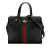 Gucci AB Gucci Black Calf Leather Small Ophidia Satchel Italy