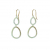 Esprit Boucles d'oreilles en argent sterling avec goutte étincelante