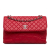 Chanel B Chanel Red Calf Leather skin In The Business Flap France