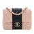 Chanel Pink Mini Square Bicolor Classic Lambskin Single Flap France