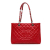 Chanel B Chanel Red Caviar Leather Leather Caviar Grand Shopping Tote Italy