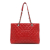 Chanel B Chanel Red Caviar Leather Leather Caviar Grand Shopping Tote Italy