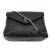 Saint Laurent Loulou Large Chevron Quilted Leather 2-Ways Envelope Bag Black