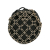 Chanel AB Chanel Black Lambskin Leather Leather Lambskin Round Caged Chain Around Crossbody Italy