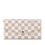 Louis Vuitton B Louis Vuitton White Damier Canvas Canvas Damier Azur Portefeuille Sarah France