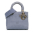 Christian Dior AB Dior Blue Canvas Fabric Medium Cannage Lady D-Lite Italy