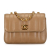 Chanel B Chanel Brown Beige Calf Leather Mini skin Vertical Quilt Flap France