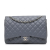 Chanel B Chanel Gray Lambskin Leather Leather Maxi Classic Lambskin Double Flap Italy