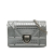 Christian Dior B Dior Silver Patent Leather Leather Baby Patent Microcannage Diorama Crossbody Italy