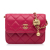 Chanel AB Chanel Pink Lambskin Leather Leather Mini CC Matelasse Pearl Crush Lambskin Crossbody Bag Italy