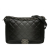 Chanel B Chanel Black with Gray Calf Leather Large Ombre skin Boy Flap Italy