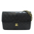 Chanel B Chanel Black Lambskin Leather Leather CC Quilted Lambskin Single Flap Italy