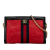 Gucci B Gucci Red Suede Leather Small Ophidia Chain Crossbody Italy