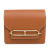 Hermès AB Hermès Brown Calf Leather Evercolor Roulis Slim Wallet France