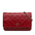 Chanel B Chanel Red Lambskin Leather Leather Classic Lambskin Wallet on Chain Italy