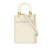 Fendi AB Fendi White Ivory Calf Leather Mini Sunshine Shopper Tote Italy