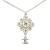 Chanel AB Chanel Silver Brass Metal Palladium Plated CC Crystal Pendant Necklace France