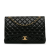 Chanel B Chanel Black Lambskin Leather Leather Maxi Classic Lambskin Double Flap France