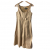 Georges Rech Goldenes Kleid Beige