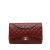 Chanel AB Chanel Red Dark Red Caviar Leather Leather Jumbo Classic Caviar Double Flap Italy