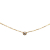 Cartier B Cartier Gold 18K Yellow Gold Metal 18K Diamants Legers Necklace SM France