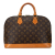 Louis Vuitton B Louis Vuitton Brown Monogram Canvas Canvas Monogram Alma PM France