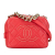 Chanel B Chanel Red Lambskin Leather Leather Quilted Lambskin Beauty Begins Bag Italy