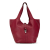 Hermès AB Hermès Red Burgundy Calf Leather Clemence Picotin Lock 31 France