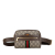 Gucci AB Gucci Brown Beige Coated Canvas Fabric Small GG Supreme Ophidia Belt Bag Italy