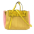 Loewe AB LOEWE Yellow Nylon Fabric Mini Lazo Satchel Spain