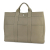 Hermès AB Hermès Gray Calf Leather Togo Fourre Tout MM France