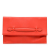 Hermès AB Hermès Orange Calf Leather Evercolor Pliplat Clutch France