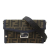 Fendi AB Fendi Brown with Blue Dark Blue Canvas Fabric Zucca Soft Trunk Baguette Crossbody Italy