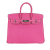 Hermès AB Hermès Pink Hot Pink with Red Calf Leather Epsom Candy Birkin Retourne 25 France