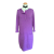 Chanel IIconic CC Turnlock Purple Cashmere Dress -Brand: Chanel Iconic Chanel purple cashmere dress with CC turnlock closures