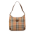 Burberry B Burberry Brown Canvas Fabric Haymarket Check Shoulder Bag United Kingdom