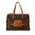 Fendi B Fendi Brown Canvas Fabric Zucca Pocket Handbag Italy