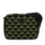 Prada AB Prada Green Canvas Fabric Symbole Triangolo Crossbody Italy