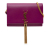 Saint Laurent AB Saint Laurent Purple Calf Leather Grain De Poudre Kate Tassel Wallet on Chain Italy