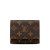 Louis Vuitton AB Louis Vuitton Brown Monogram Canvas Canvas Monogram Card Case Spain