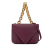 Bottega Veneta AB Bottega Veneta Purple Calf Leather Mount Envelope Chain Bag Italy