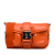 Prada AB Prada Orange Calf Leather Soft Pocket Crossbody Italy