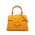 Goyard AB Goyard Yellow Coated Canvas Fabric Mini Goyardine Saigon Souple France