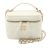 Chanel B Chanel White Ivory Caviar Leather Leather CC Quilted Caviar Top Handle Vanity Case Italy