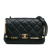 Chanel B Chanel Black Lambskin Leather Leather Quilted Lambskin Paris Monaco Flap Italy