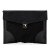 Prada B Prada Black Nylon Fabric Saffiano Trimmed Tessuto Clutch Italy