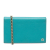 Gucci B Gucci Blue Turquoise Calf Leather Betty Wallet On Chain Italy