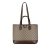 Gucci B Gucci Brown Beige Coated Canvas Fabric GG Supreme Ophidia Tote Italy