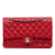 Chanel AB Chanel Red Caviar Leather Leather Medium Classic Caviar Double Flap France